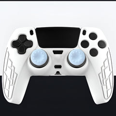Hicle White Soft Silicone Joystick Cap for PS5, PS4, PS3 & Xbox Controllers – Anti-Slip Thumb Grip Cover-White