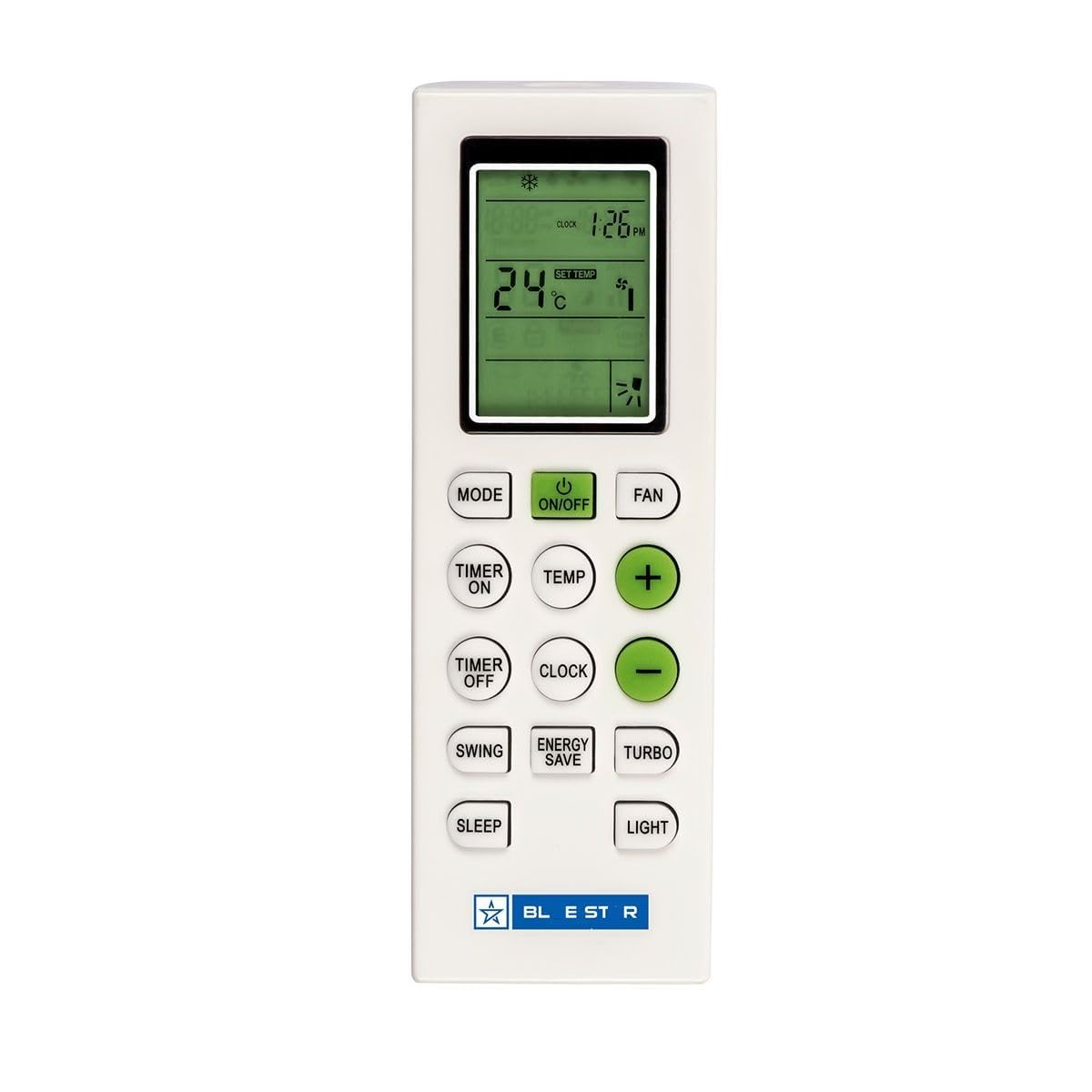Hicle AC Remote Control for Blue Star Split & Window Air Conditioners | Compatible with AC-226 Model – No Setup Required – Ergonomic Design