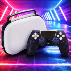 HICLE Game Controller Storage Case Compatible with PS5 Controller– Premium White Travel Carrying Protective Hard Case Compatible with PlayStation 5 Controller (White)